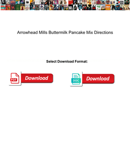 Arrowhead Mills Buttermilk Pancake Mix Directions