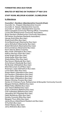 Formartine Area Bus Forum