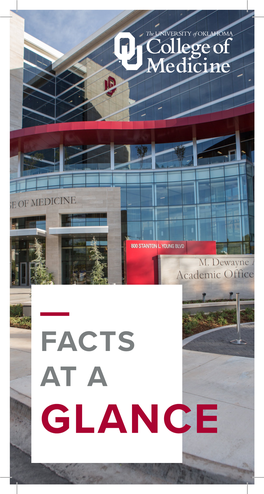 2020 OU College of Medicine Facts-At-A-Glance Brochure