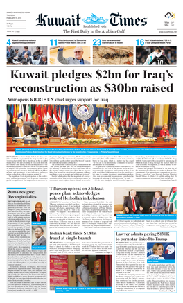 Kuwaittimes 15-2-2018.Qxp Layout 1