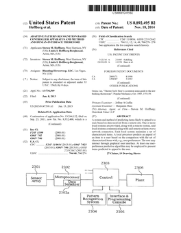 (12) United States Patent (10) Patent No.: US 8,892.495 B2 Hoffberg Et Al