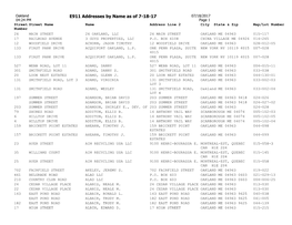 E911 Addresses by Name As of 7-18-17