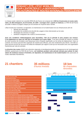 21 Chantiers 35 Millions 18 Km D’Euros Investis De Chaussées Rénovées