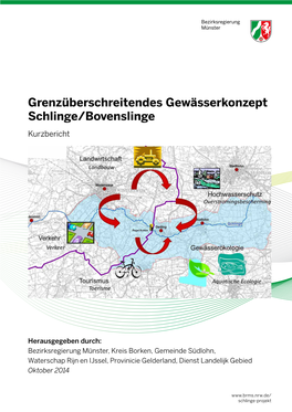 Grenzüberschreitendes Gewässerkonzept Schlinge/Bovenslinge Kurzbericht