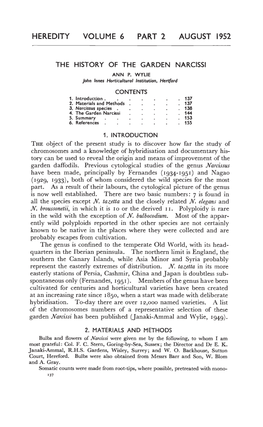 Heredity Volume 6 Part 2 August 1952