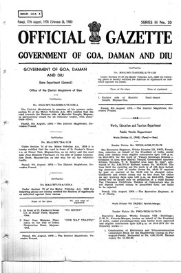 Official Gazette Government