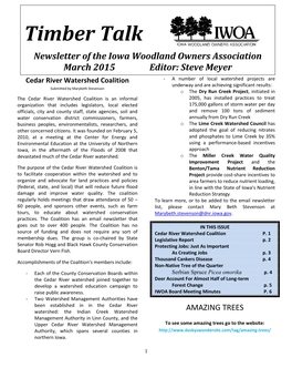 2015 March Timber Talk