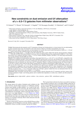 New Constraints on Dust Emission and UV Attenuation of Z = 6.5–7.5 Galaxies from Millimeter Observations