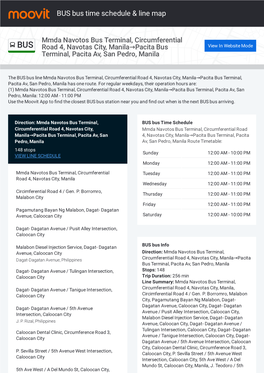 BUS Bus Time Schedule & Line Route