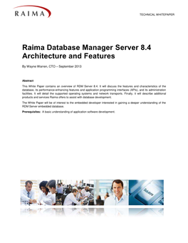 RDM Server® 8.4 Technical Whitepaper