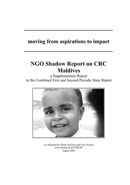 NGO Shadow Report on CRC, Maldives