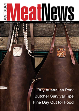 Buy Australian Pork Butcher Survival Tips Fine Day out for Food