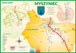 Myszyniec Mapa Gminy I Plan Miasta