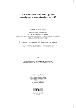 Proton Diffusion Spectroscopy and Modeling of Brain Metabolism at 14.1T