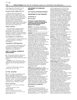 Federal Register/Vol. 84, No. 9/Monday, January 14, 2019/Rules and Regulations