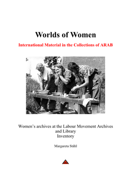 Women's Archives at the Labour Movement Archives and Library