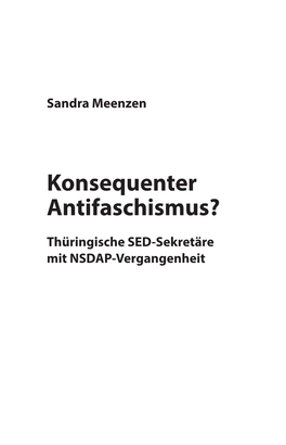 Konsequenter Antifaschismus?