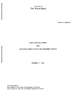 World Bank Document