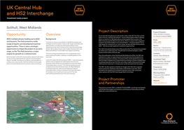 UK Central Hub and HS2 Interchange Investment Ready Project