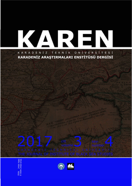 Karadeniz Araştırmaları Enstitüsü Adına Sahibi / Owned on Behalf of Institute of Black Sea Studies by Prof