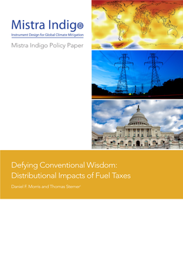 Defying Conventional Wisdom: Distributional Impacts of Fuel Taxes