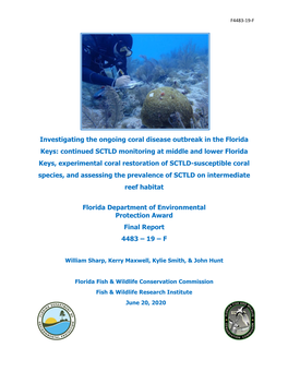 Investigating the Ongoing Coral Disease Outbreak in the Florida Keys