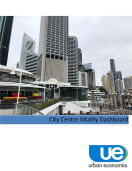 City Centre Vitality Dashboard