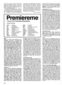 Premiererne Barbara Boulter, S