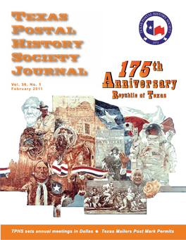 Texas Postal History Society Journal