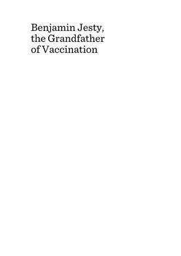 Benjamin Jesty, the Grandfather of Vaccination