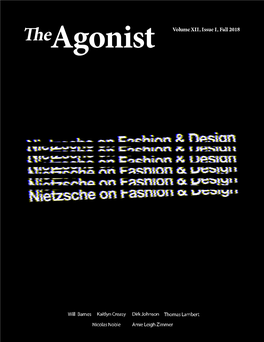 Agonist Fashion Issue Fall 2018