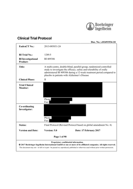 Clinical Trial Protocol Doc