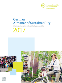 German Almanac of Sustainability Initiatives and Impressions on the Social Reality of Sustainability