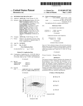 (12) United States Patent (10) Patent No.: US 8,969,357 B2 Bernstein Et Al