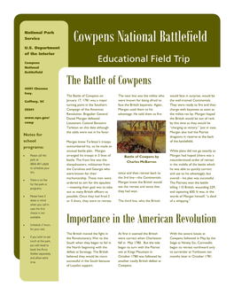 Cowpens National Battlefield