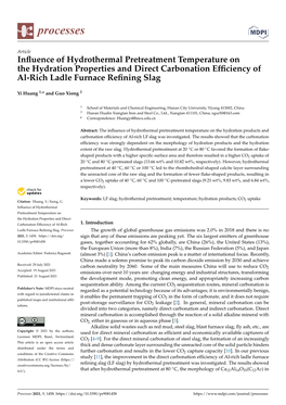 Influence of Hydrothermal Pretreatment Temperature