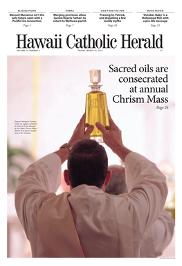 Sacred Oils Are Consecrated at Annual Chrism Mass Page 24