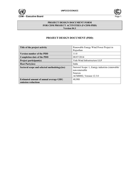 Project Design Document (Pdd)