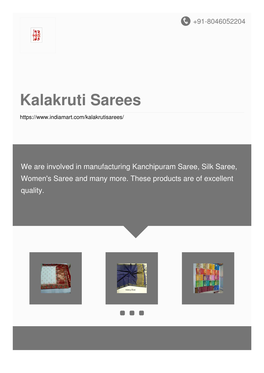 Kalakruti Sarees