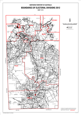 Boundaries of Electoral Divisions 2012