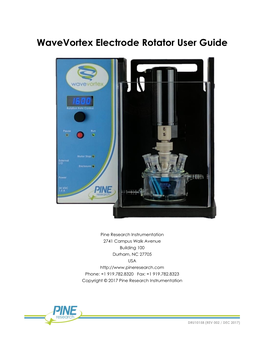 Wavevortex Electrode Rotator User Guide