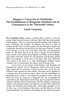 Hungarian Studies Review