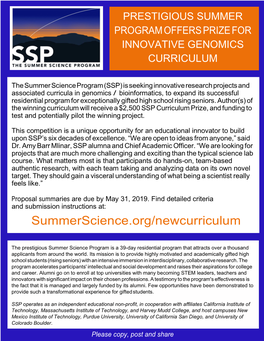 Summerscience.Org/Newcurriculum