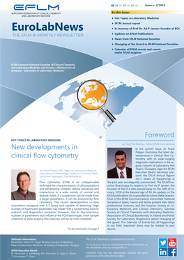 Foreword New Developments in Clinical Flow Cytometry