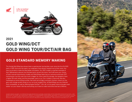 2021 Gold Wing/Dct Gold Wing Tour/Dct/Air Bag