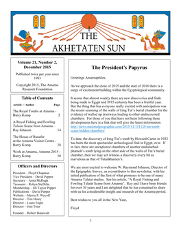 The President's Papyrus