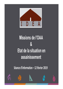 Missions De L'oaa & Etat De La Situation En Assainissement