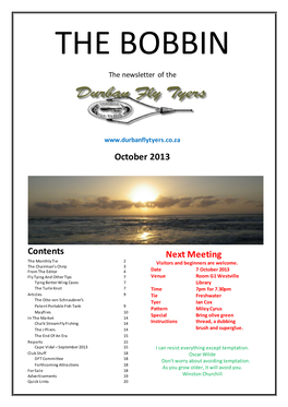 The Bobbin – October 2013