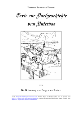 2005-Die Bedeutung Von Burgen Und Ruinen