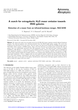 Detection of a Maser from an Infrared-Luminous Merger, NGC 6240